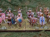 28mmpyrrhic macedonians  Hail Caesar  (11 of 26)  Victrix armoured samnites (I think) my favourite models